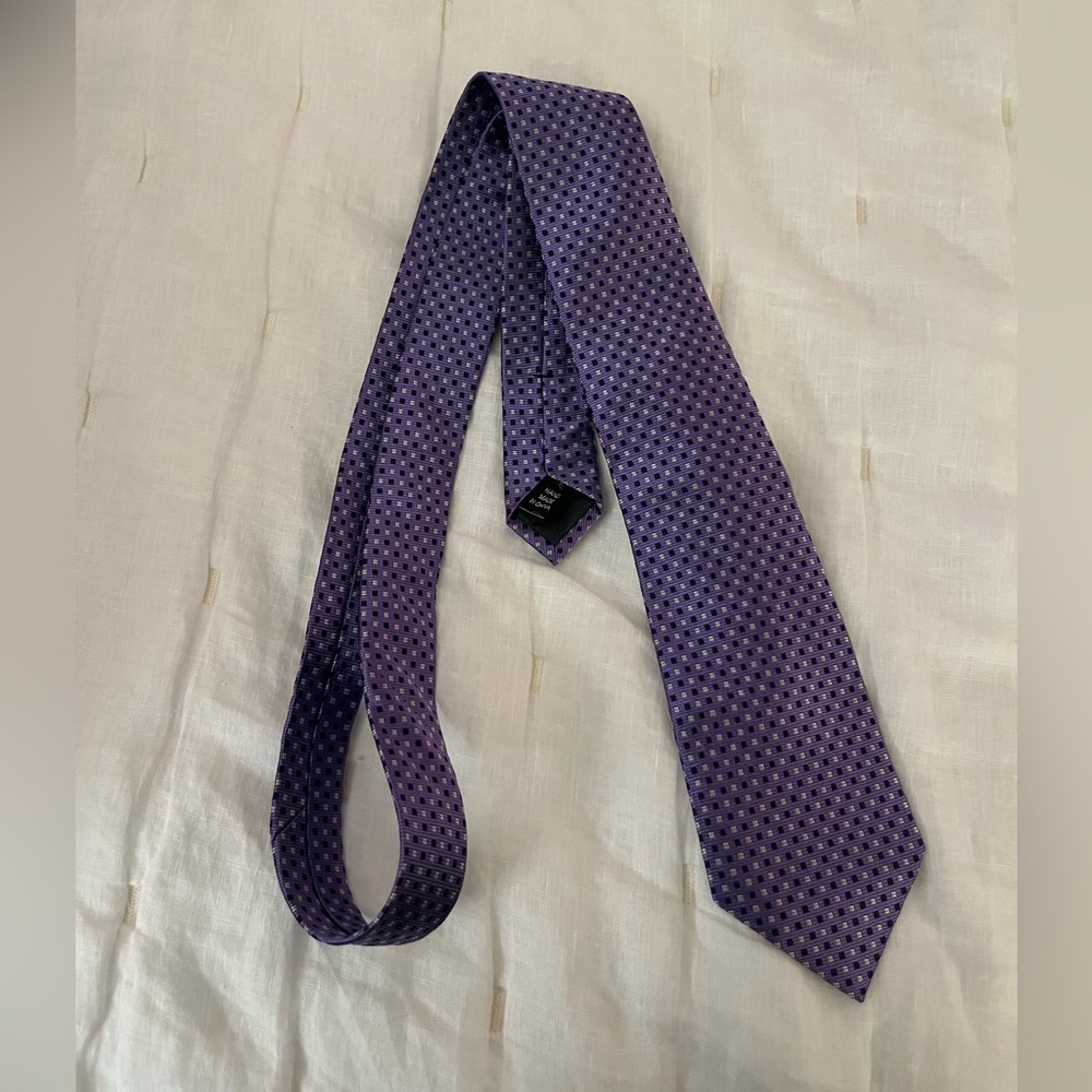 Lauren Ralph Lauren handmade purple tie